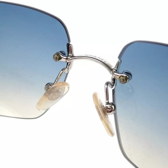 Chanel Sunglasses Eyewear Gray Small Good L2684708 63□17 115092 - Picture 5 of 7